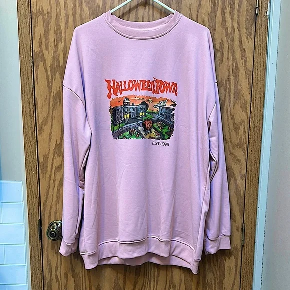 Halloweentown Dusty Pink Sweater - Picture 1 of 4